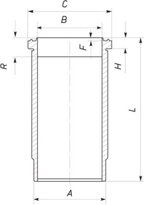 Cylinder Sleeve MAHLE 061 WN 14 01