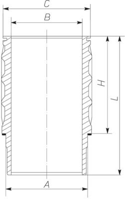 MAHLE 061 WN 27 01 Cylinder Sleeve