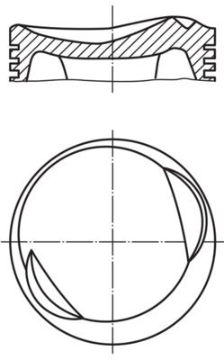 MAHLE 081 15 02 Piston