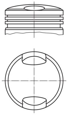 MAHLE 081 30 01 Piston