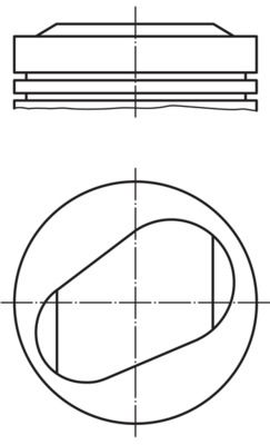 MAHLE 081 94 00 Piston