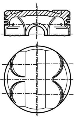 MAHLE 081 PI 00101 000 Piston
