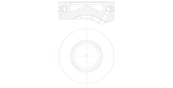 MAHLE 081 PI 00105 001 Piston