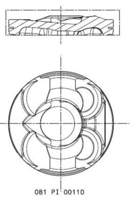 Piston MAHLE 081 PI 00110 000