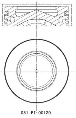 Piston MAHLE 081 PI 00129 000