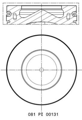 MAHLE 081 PI 00131 001 Piston