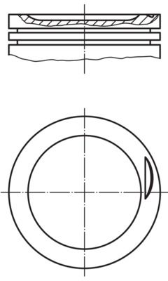 MAHLE 082 54 01 Piston