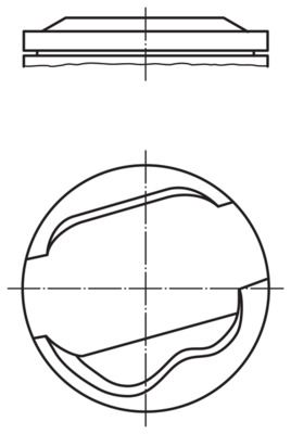 MAHLE 082 58 01 Piston