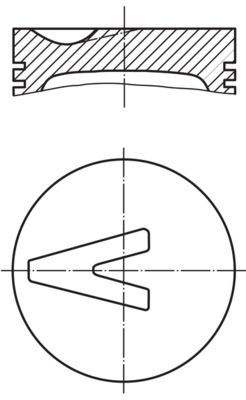 MAHLE 082 62 00 Piston