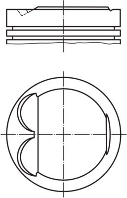 MAHLE 082 67 02 Piston