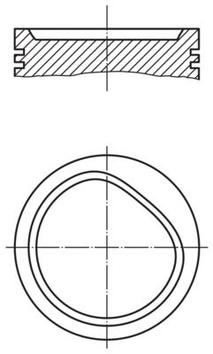 MAHLE 082 72 01 Piston