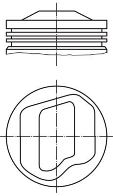 MAHLE 082 75 00 Piston