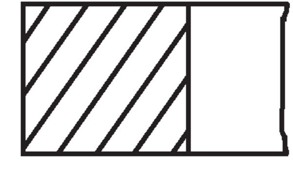 MAHLE 082 78 N0 Piston Ring Kit