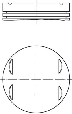 MAHLE 083 13 01 Piston
