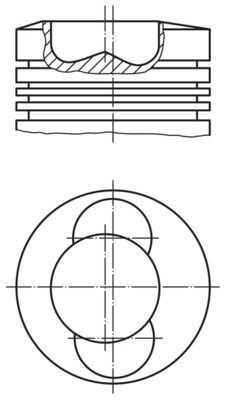 Piston MAHLE 099 33 00