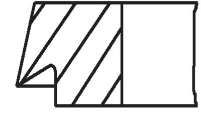 Piston Ring Kit MAHLE 145 34 N0