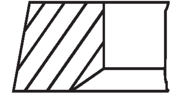 MAHLE 145 76 N0 Piston Ring Kit