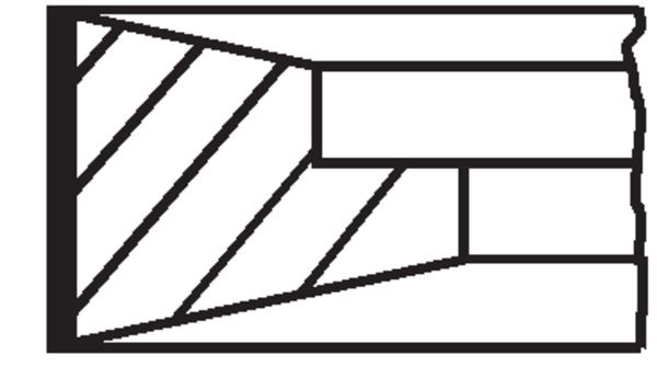 MAHLE 151 10 N0 Piston Ring Kit