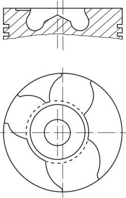 MAHLE 151 12 00 Piston
