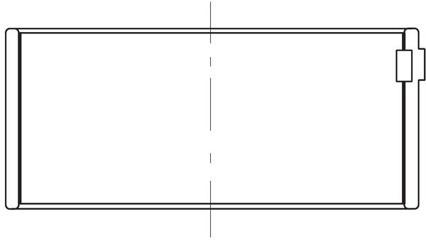 MAHLE 209 PL 20646 025 Connecting Rod Bearing