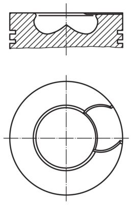 Piston MAHLE 213 70 00
