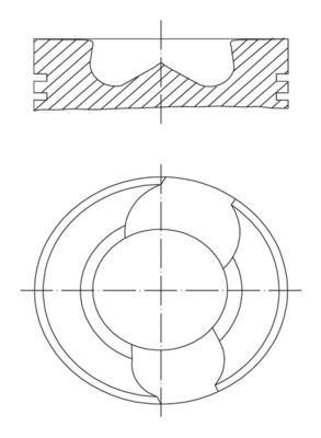 MAHLE 227 02 00 Piston