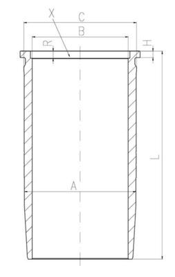 Cylinder Liner MAHLE 227 LW 00113 001