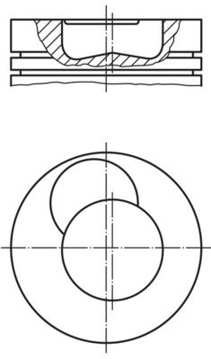 Piston MAHLE 227 PI 00101 000
