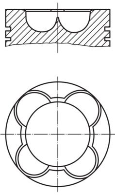Piston MAHLE 227 PI 00141 000