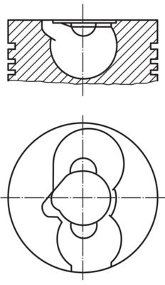 Piston MAHLE 228 73 00