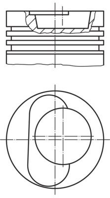 Piston MAHLE 228 97 00