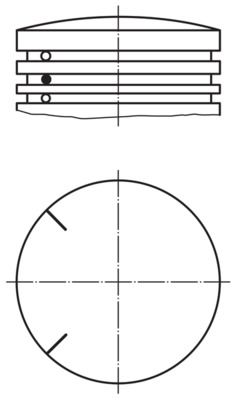 Piston MAHLE 535 PI 00100 002