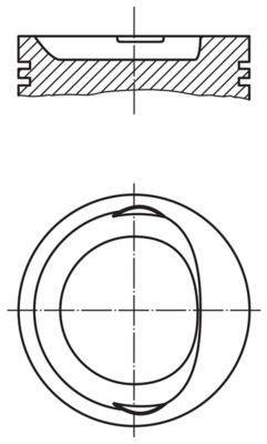 Piston MAHLE 568 10 00