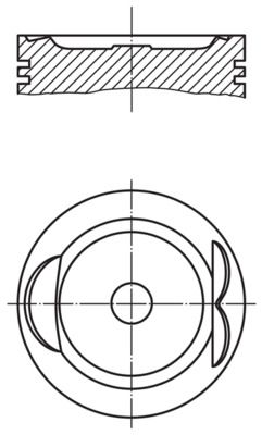 Piston MAHLE 627 33 00
