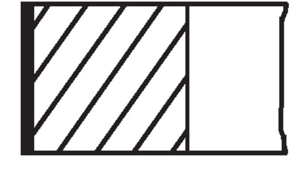 MAHLE 634 01 N0 Piston Ring Kit
