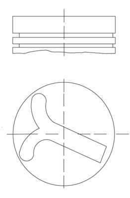 Piston MAHLE 640 57 02