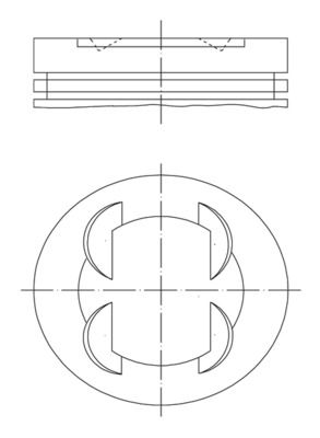 Piston MAHLE 681 PI 00109 001