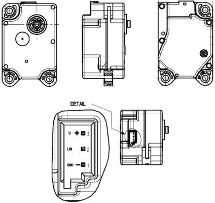 MAHLE AA 15 000P Actuator, blending flap