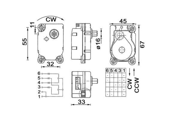MAHLE AA 20 000P Actuator, blending flap