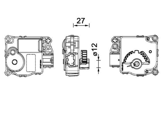 MAHLE AA 59 000P Actuator, blending flap