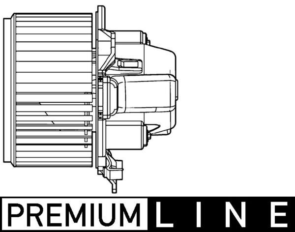MAHLE AB 108 000P Interior Blower