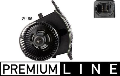 Interior Blower MAHLE AB 167 000P