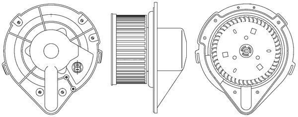 MAHLE AB 172 000S Interior Blower