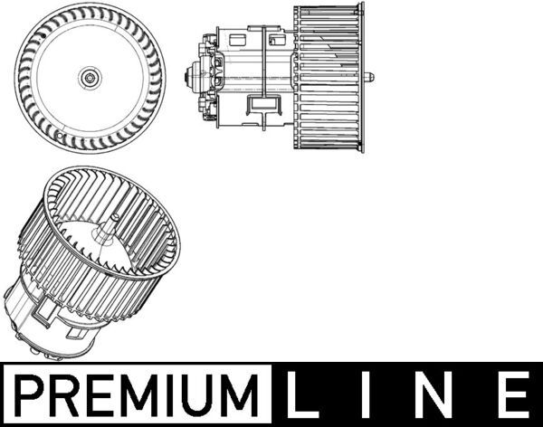 MAHLE AB 183 000P Interior Blower