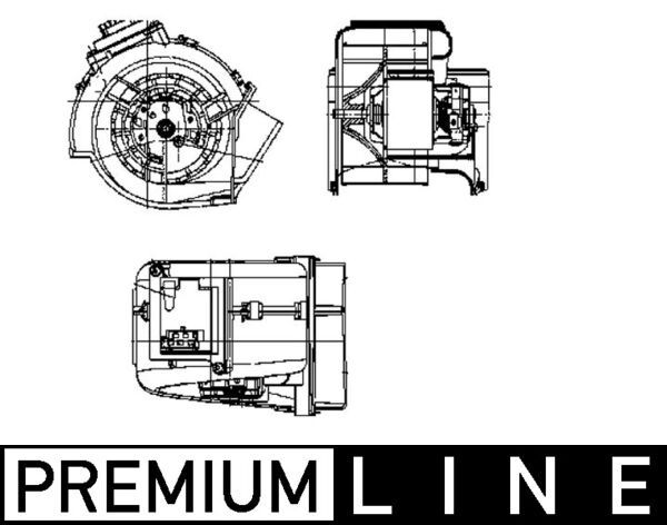 MAHLE AB 62 000P Interior Blower
