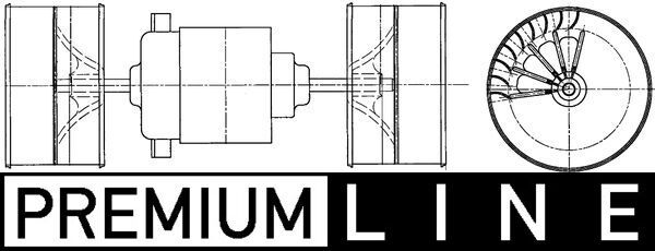 MAHLE AB 73 000P Interior Blower