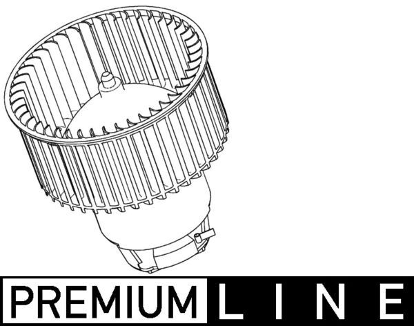 MAHLE AB 118 000P Interior Blower