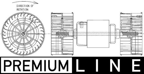 MAHLE AB 152 000P Interior Blower