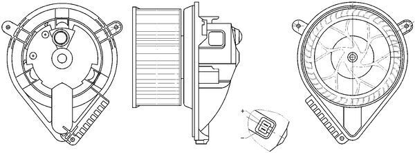 MAHLE AB 272 000S Interior Blower