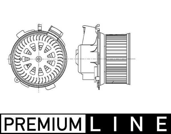 MAHLE AB 66 000P Interior Blower